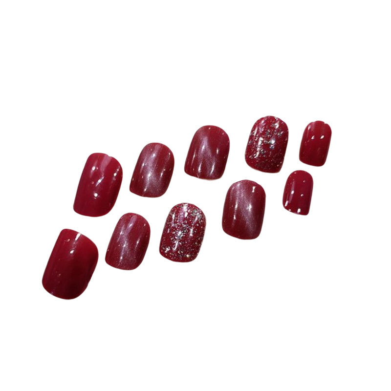 Mysterious Cat Eye Nail Patch with Jelly Gum (24PCS)