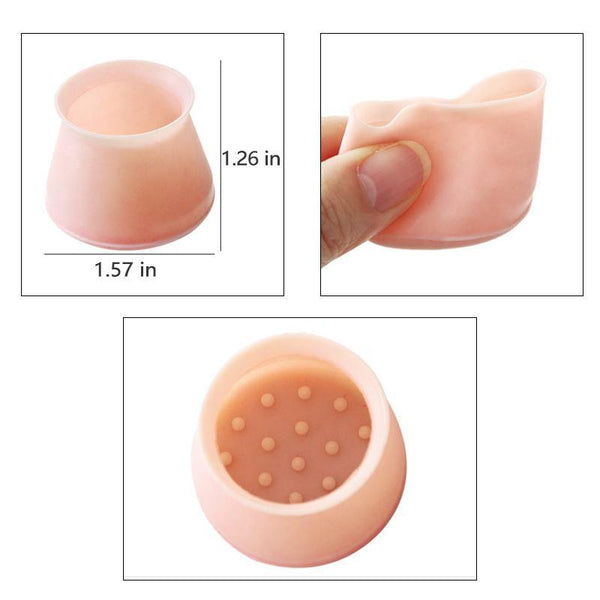 Furniture Silicone Protection Cover Chair Leg Floor Protectors