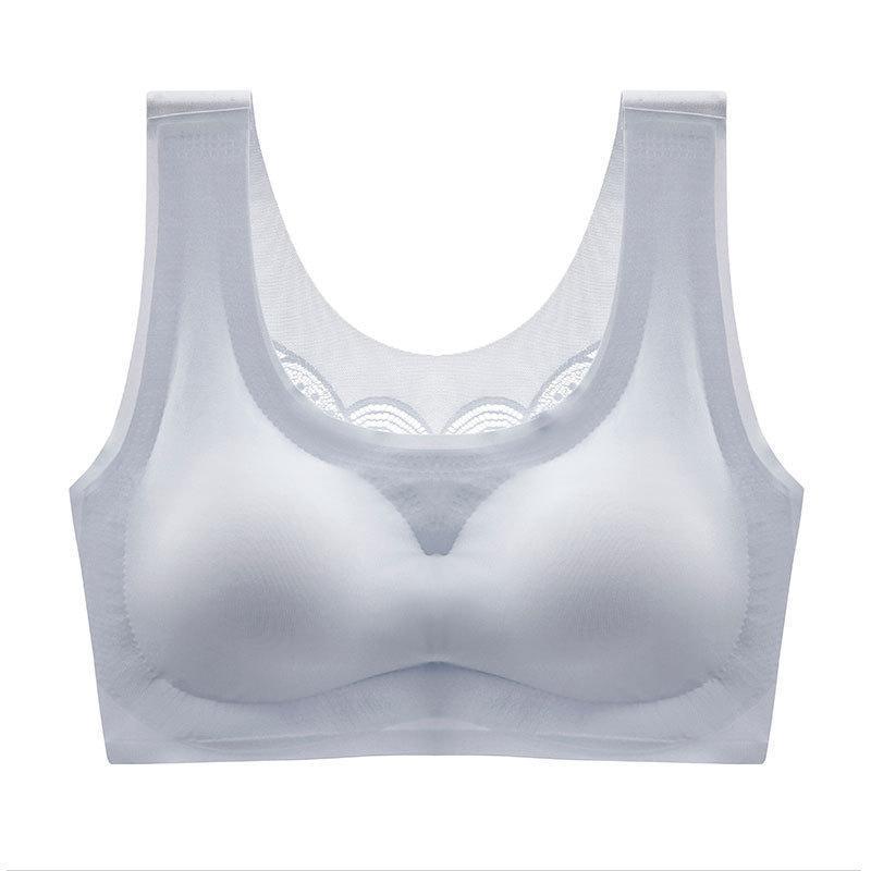 Ultra-thin Plus Size Ice Silk Comfort Bra