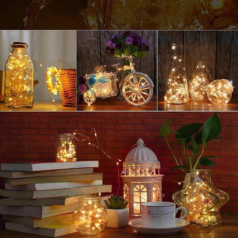 Led Bottle Light Cork Night Light DIY Decor