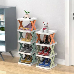 Foldable Multi-Layer Shoe Rack, Shoe Storage Shelf Organizer