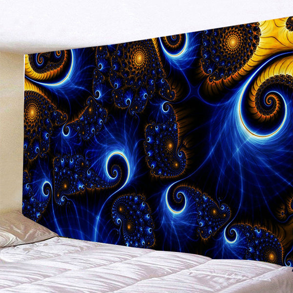 Fibonacci Void Tapestry Psychedelic Wall Hanging