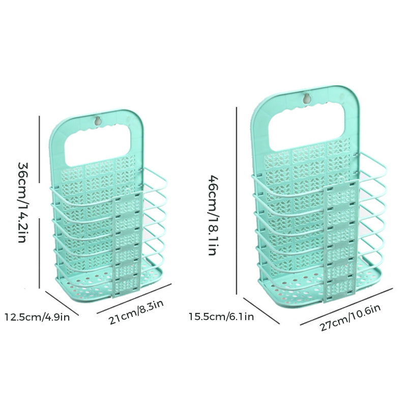 Folding Wall-mounted Non-Perforated Storage Baskets