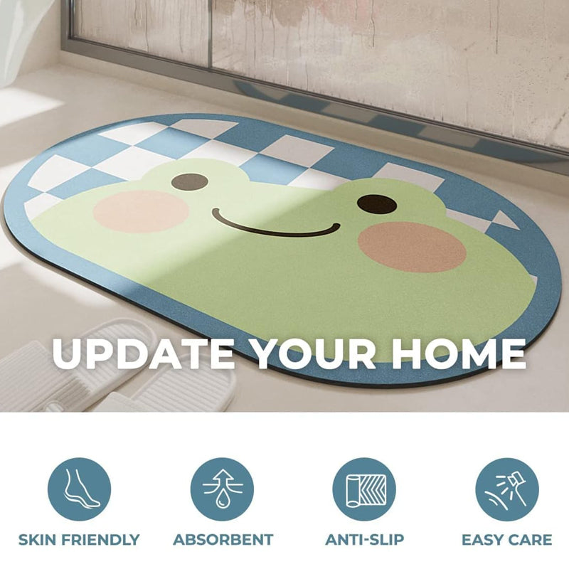 Cute Cartoon Bathroom Super Absorbent Quick Dry Mat