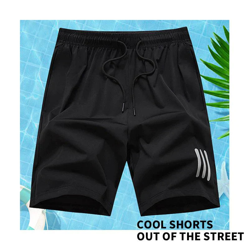 Men's Summer Sports Stretch Ice Silk Shorts