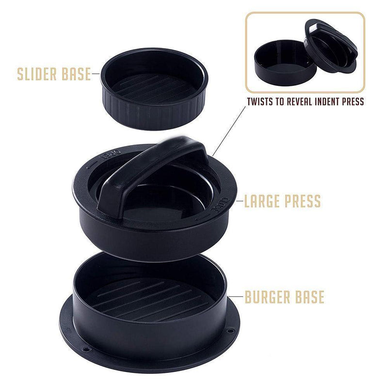 🍔3 in 1 Stuffed Hamburger Press Patty Maker