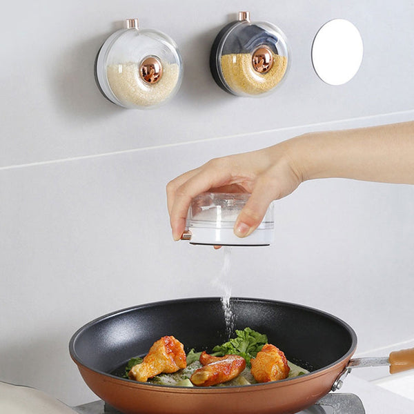 Magnetic Wall-mounted Seasoning Jar