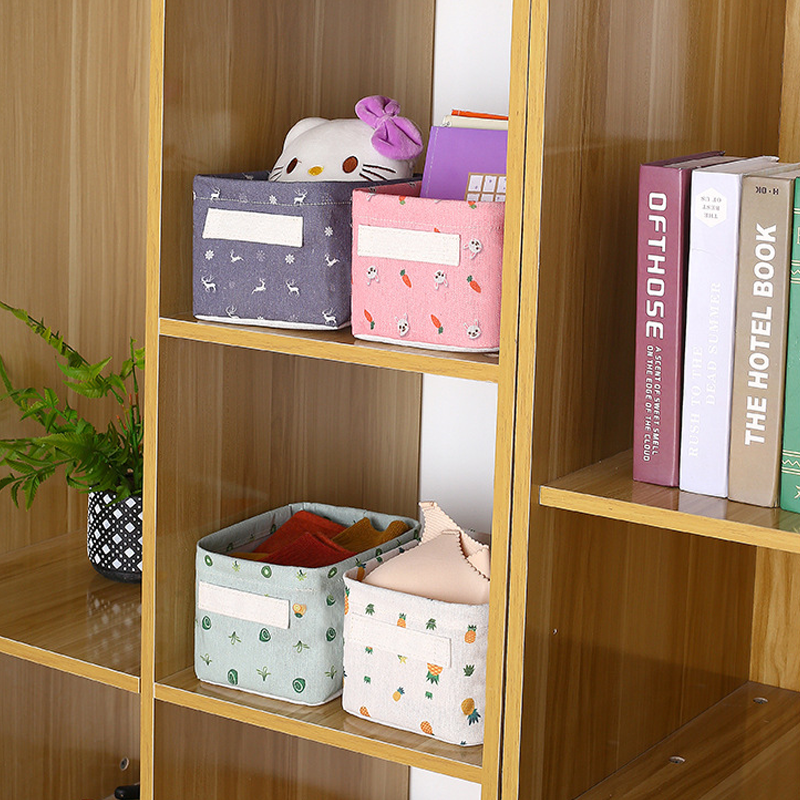 Foldable Canvas Cartoon Storage Box