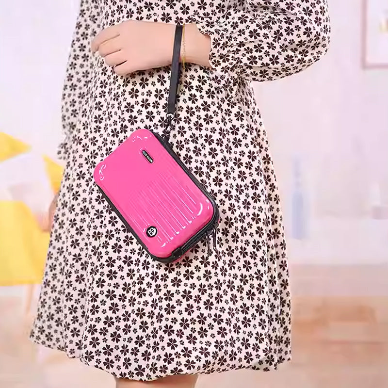 Mini Suitcase Shape Crossbody Shoulder Bag