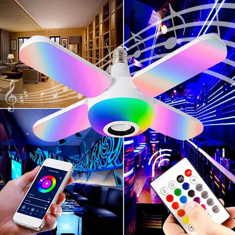 Bluetooth Four Leaf Music Light