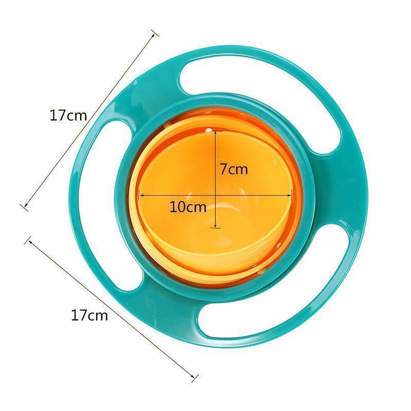 Baby Universal 360 Degree Spill-Proof Gyro Bowl (3 Colors)