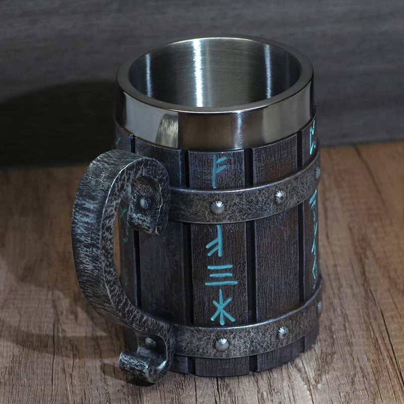 Wooden Barrel Beer Mug