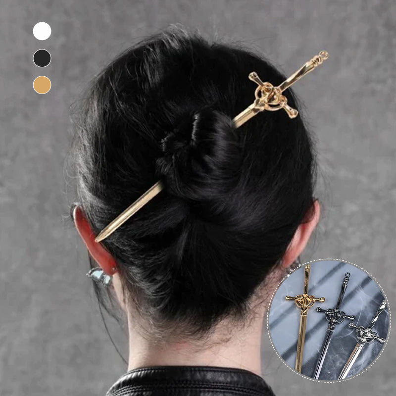 Sword Hair Pin Stick Hair Styling Accessory