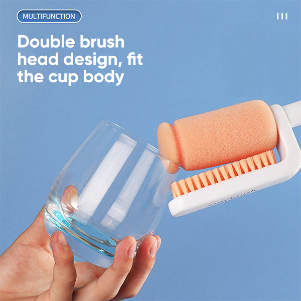 Dual Head Rotary Pot Brush