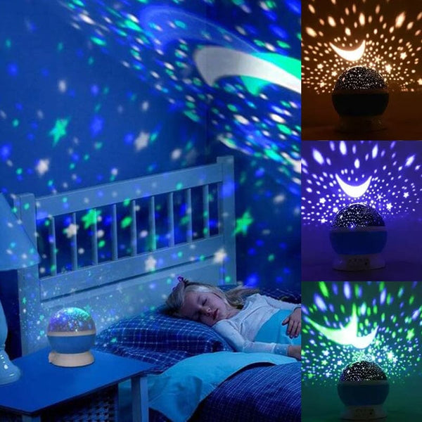 Galaxy Starry Night Light Projector for Kids