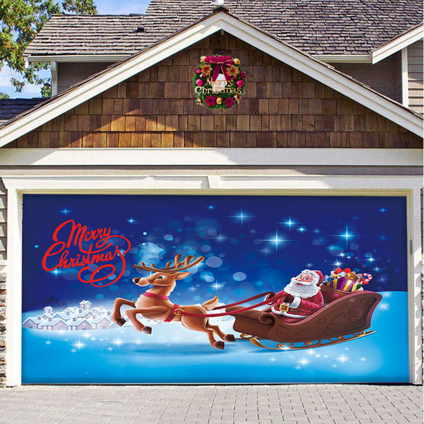 Christmas Garage Door Banner Decoration