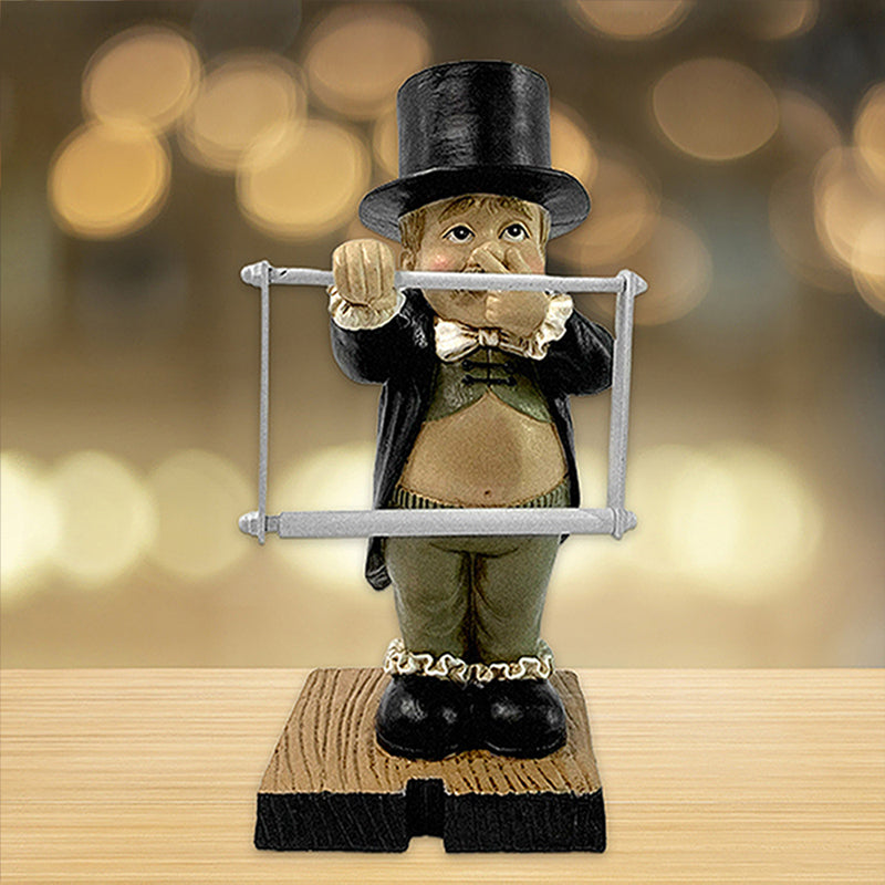 Gentleman Paper Towel Holder Decoration