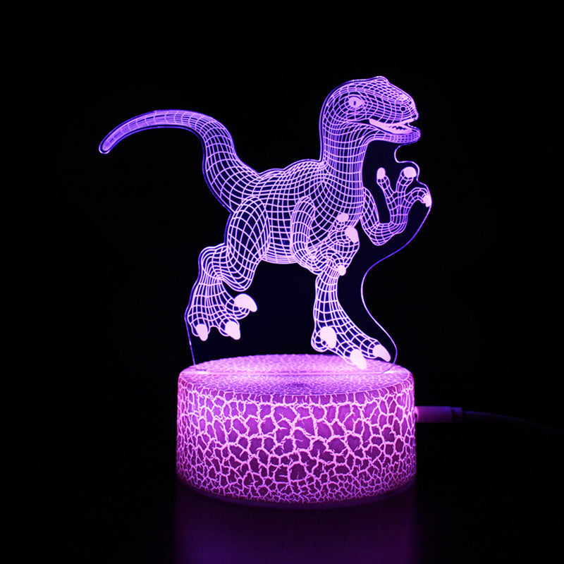 Multi-style Remote Control Color Dinosaur LED Night Light