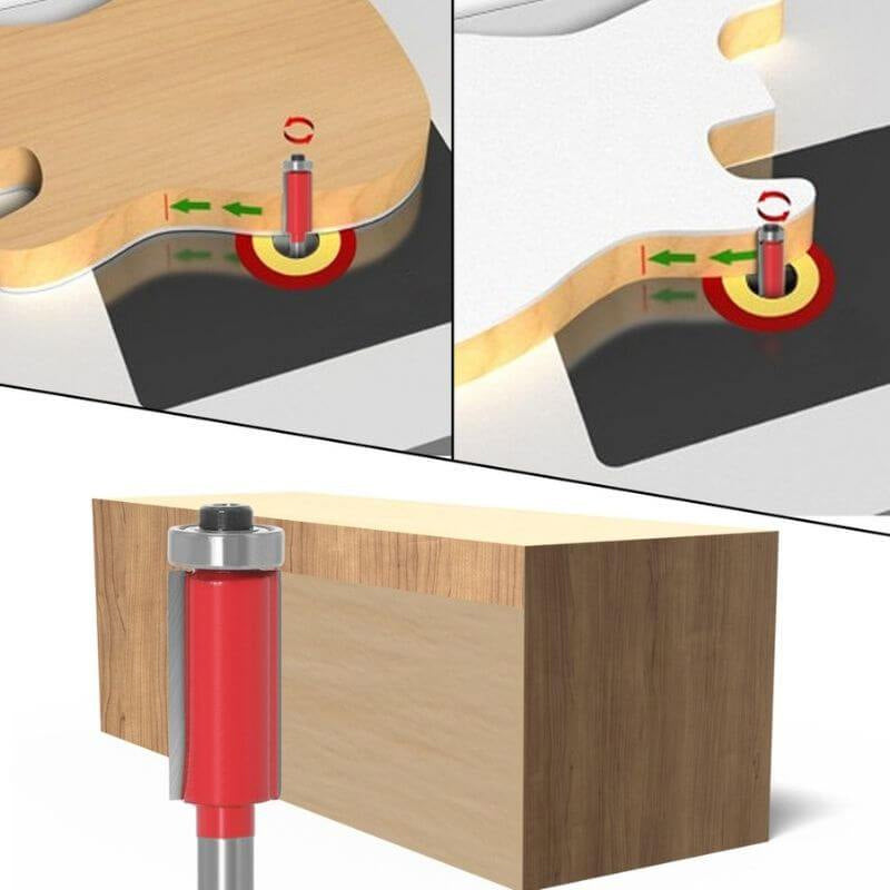 Shank Flush Trim Router Bits