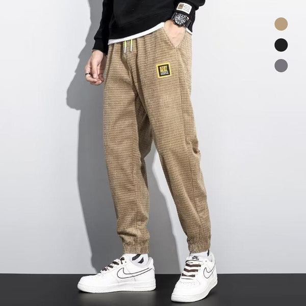 Men's Stretch Corduroy Casual Straight Fit Pant