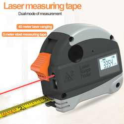 2 in 1 Laser Tape Measure