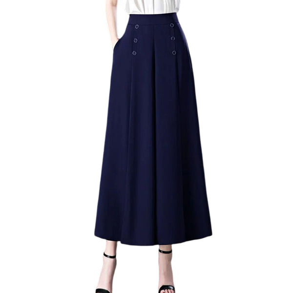 Women's Stylish Pleated Wide-leg Pants