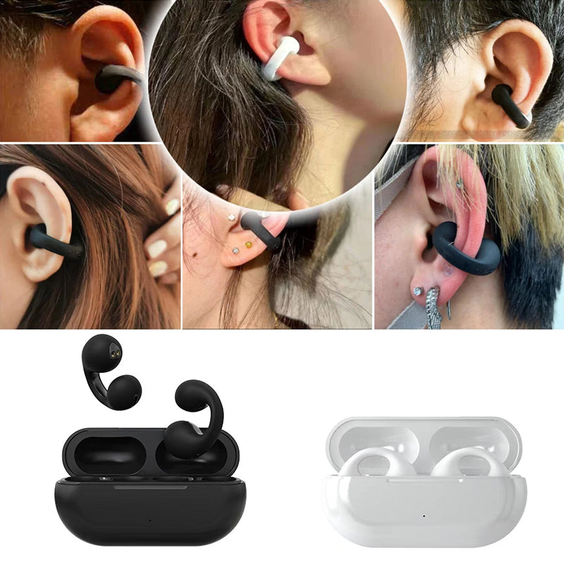 Wireless Ear Clip Bone Conduction Headphones