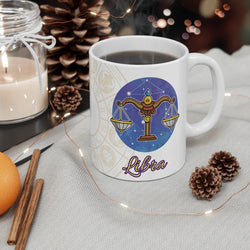 Libra Sign Coffee Cup Birthday Gift Mug