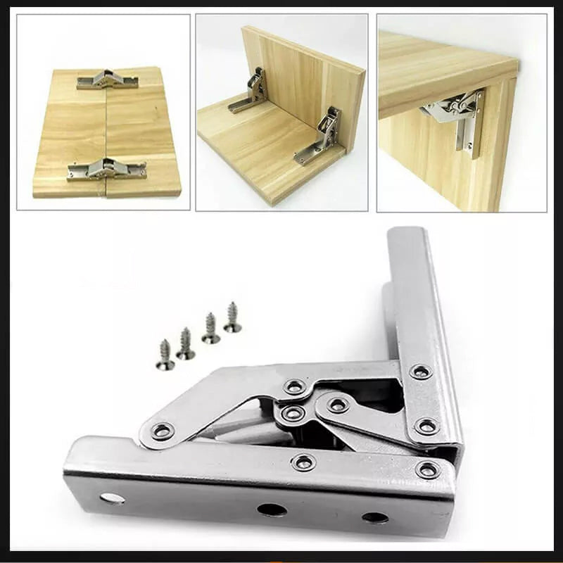 Opening-free 90 degree folding hinges