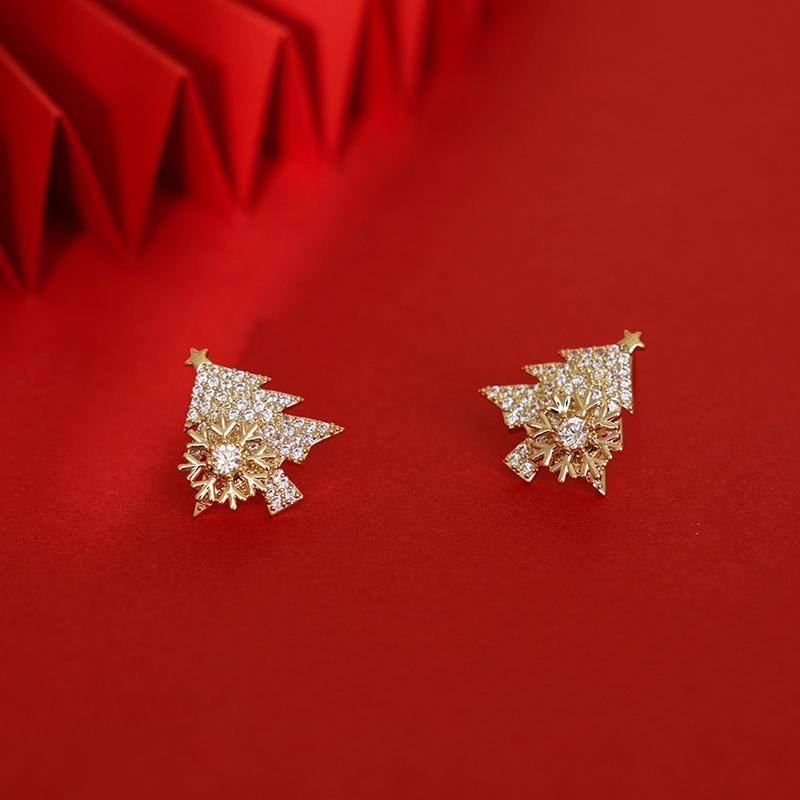 🎄Rotatable Christmas Tree Earrings