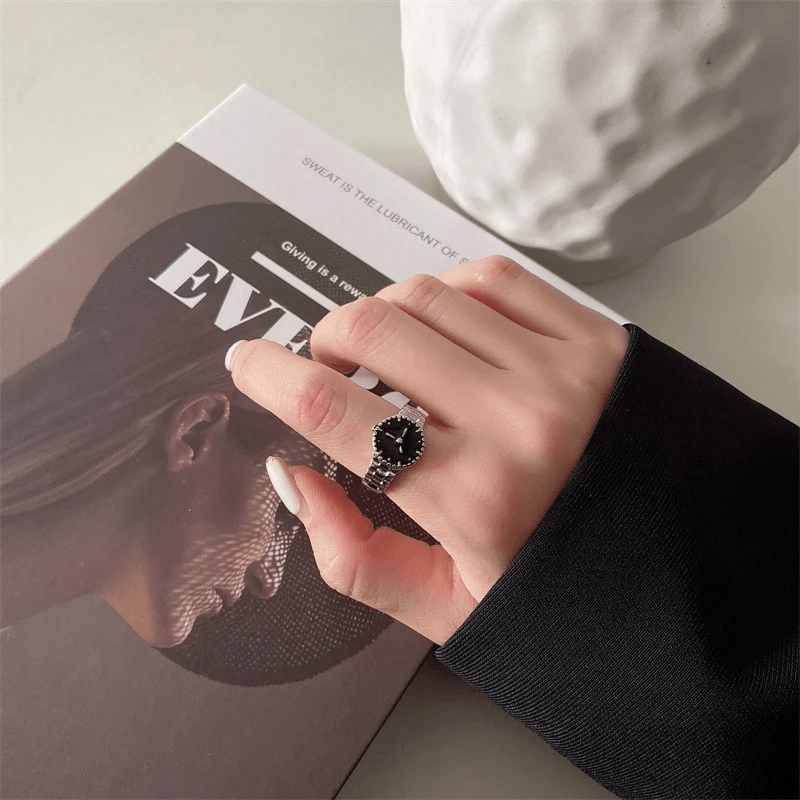 Creative Watch Shape Finger Ring