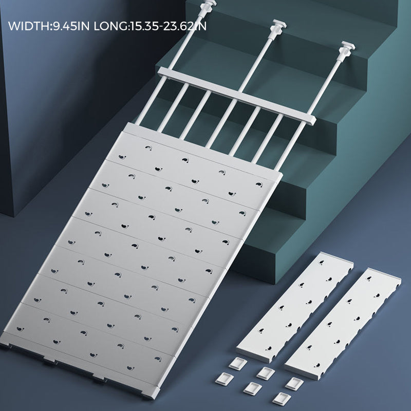 Expandable Closet Tension Shelf Storage Rack