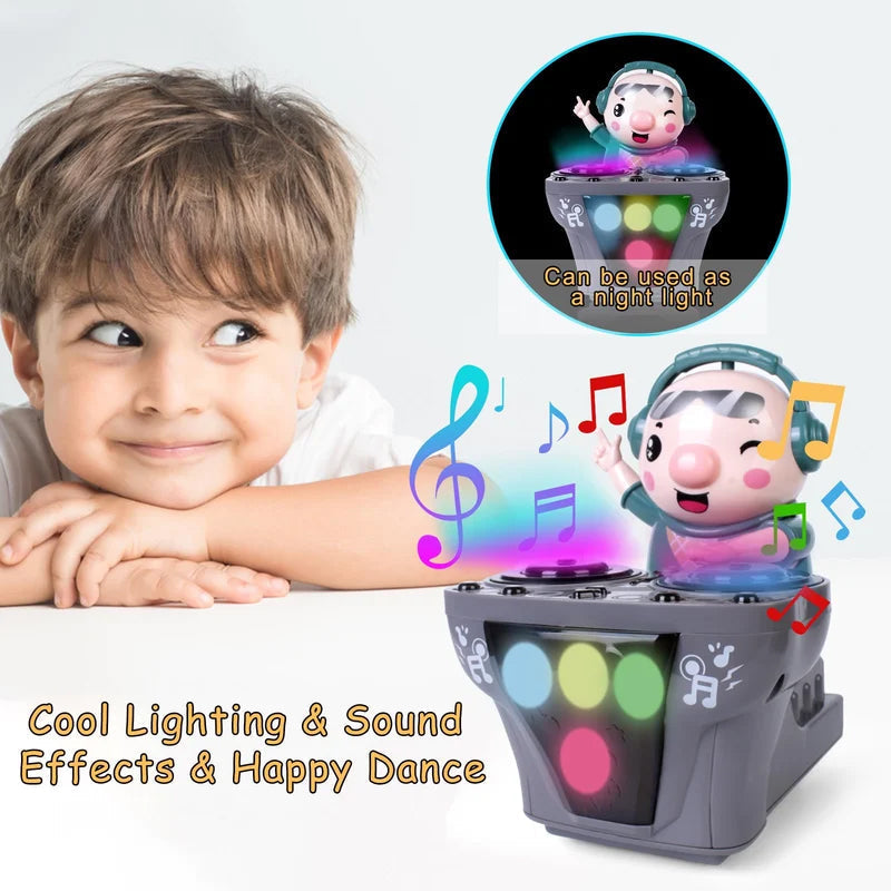 Electric DJ Swinging Piggy Toy