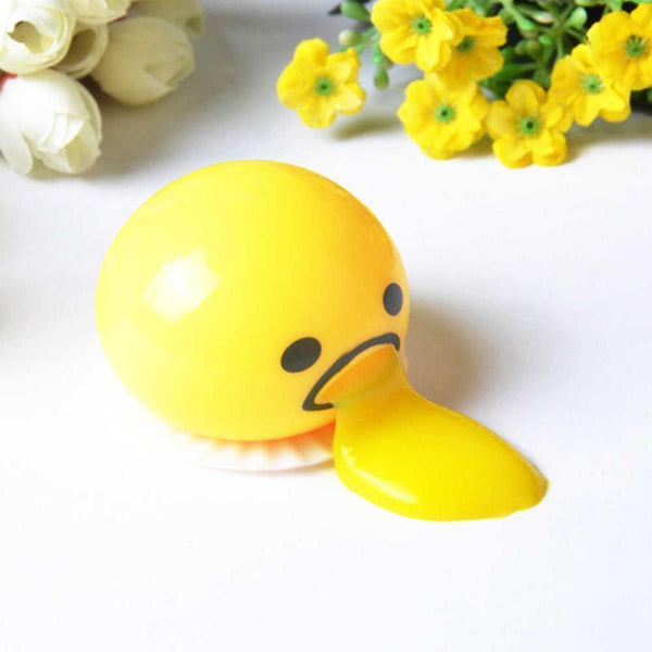 Interesting Egg Yolk Print Ball Stress Relief Toy