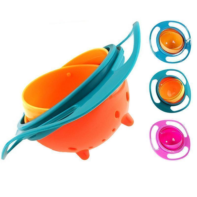 Baby Universal 360 Degree Spill-Proof Gyro Bowl (3 Colors)