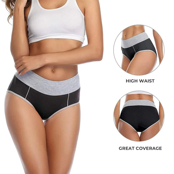 Ladies High Waist Knickers Plus Size Cotton Briefs