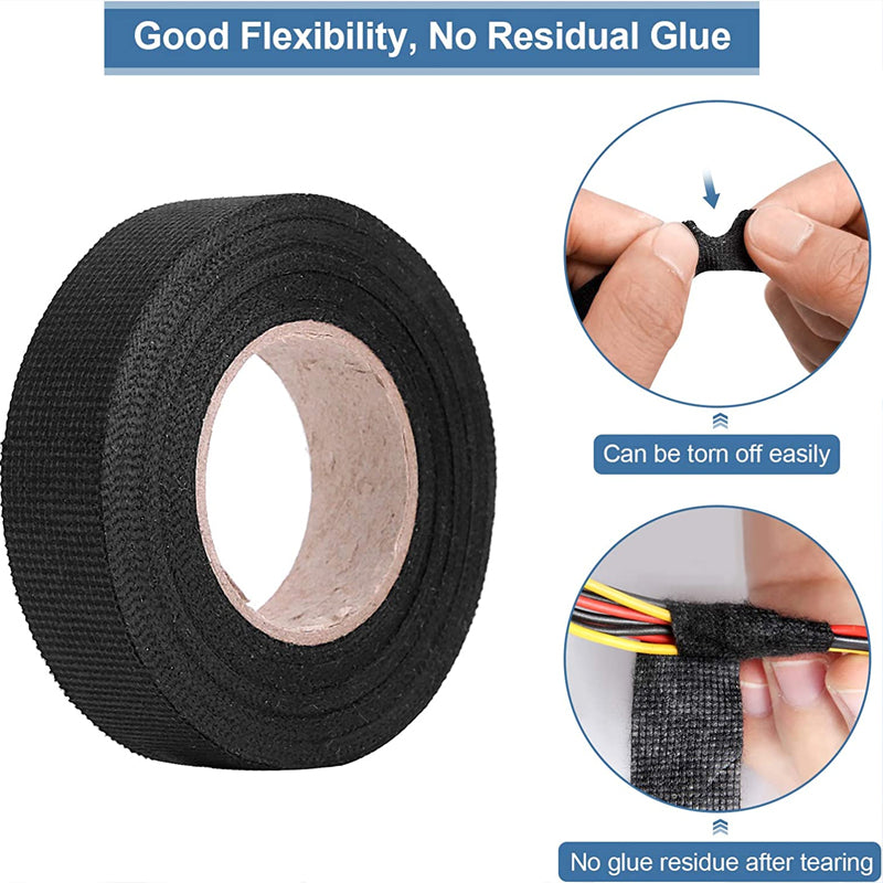 Wear-resistant fleece harness tape