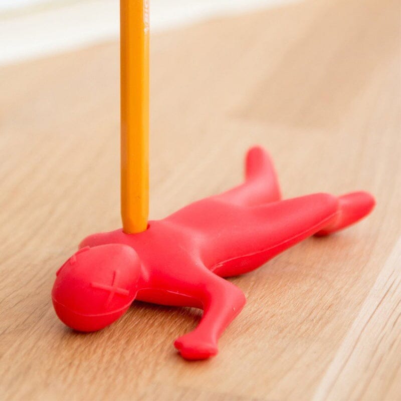 Dead Man Novelty Silicone Holder for Pens & Pencils