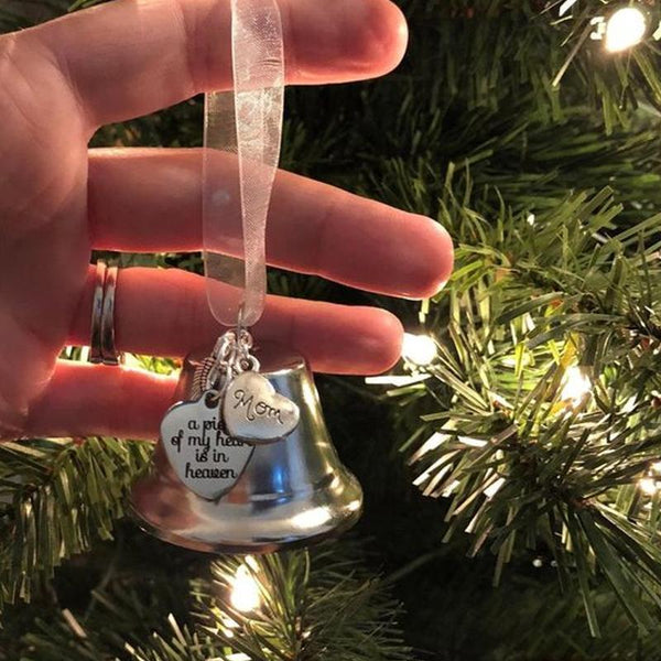 Heart-Warming Christmas Memorial Bell Pendant