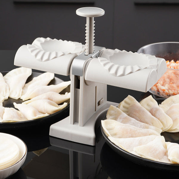 🥟Household Double Head Automatic Dumpling Maker Mould🧑‍🍳Good helper in the kitchen