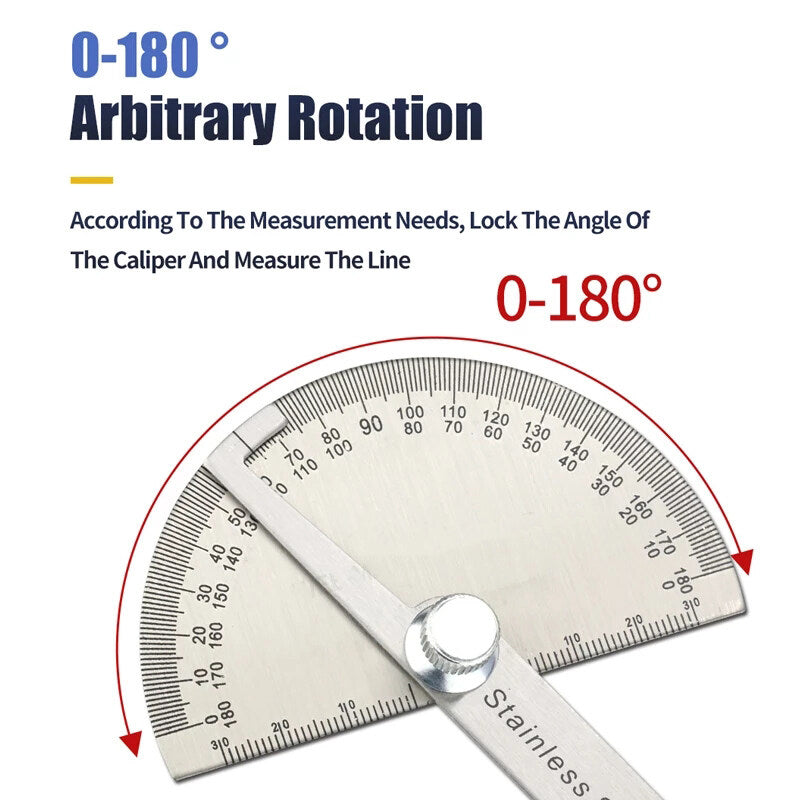 Stainless Steel Protractor Angle Finder