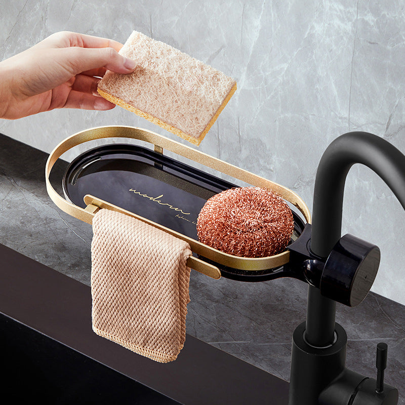 Faucet Drain Storage Rack