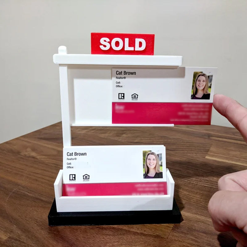 Real Estate Business Card Display