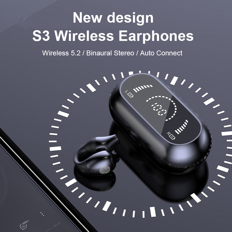 Wireless Ear Clip Bluetooth Headset