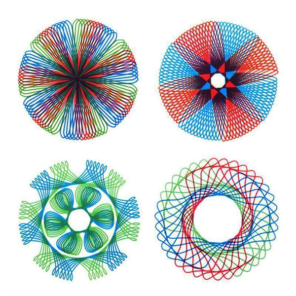 22pcs Spirograph Drawing Ruler Set