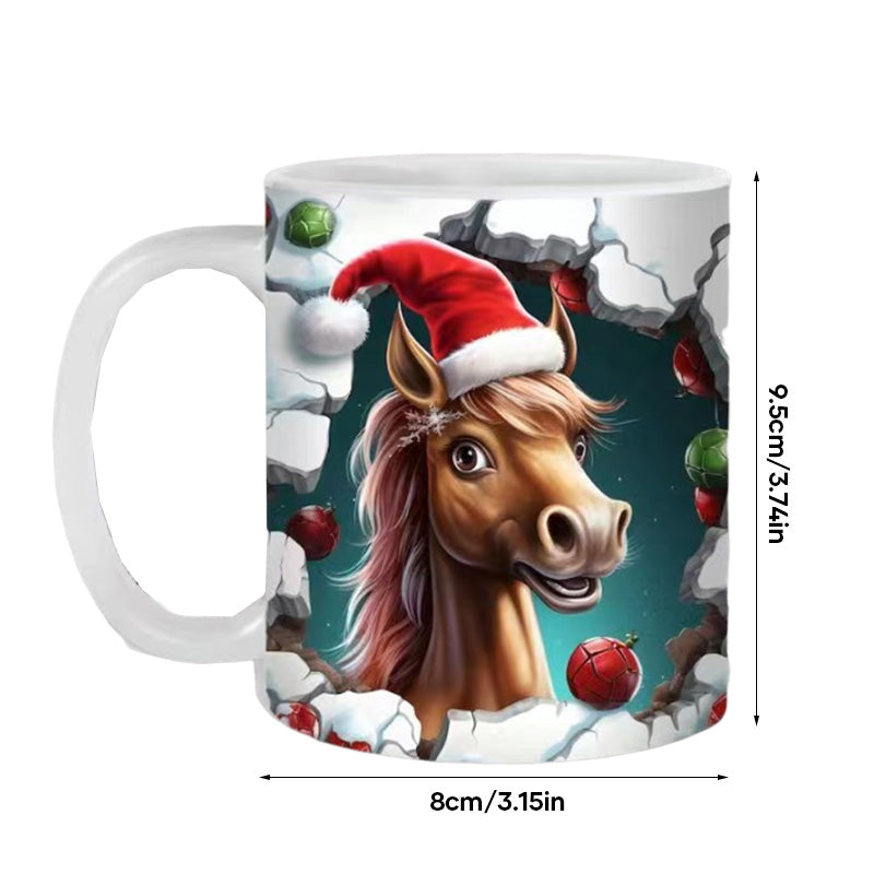 Christmas Animal Pattern Mug