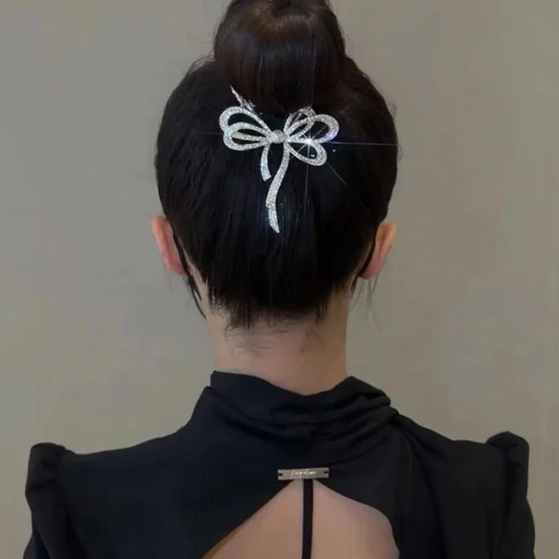 🎀Bow Light Luxury Premium Feeling Hairpin