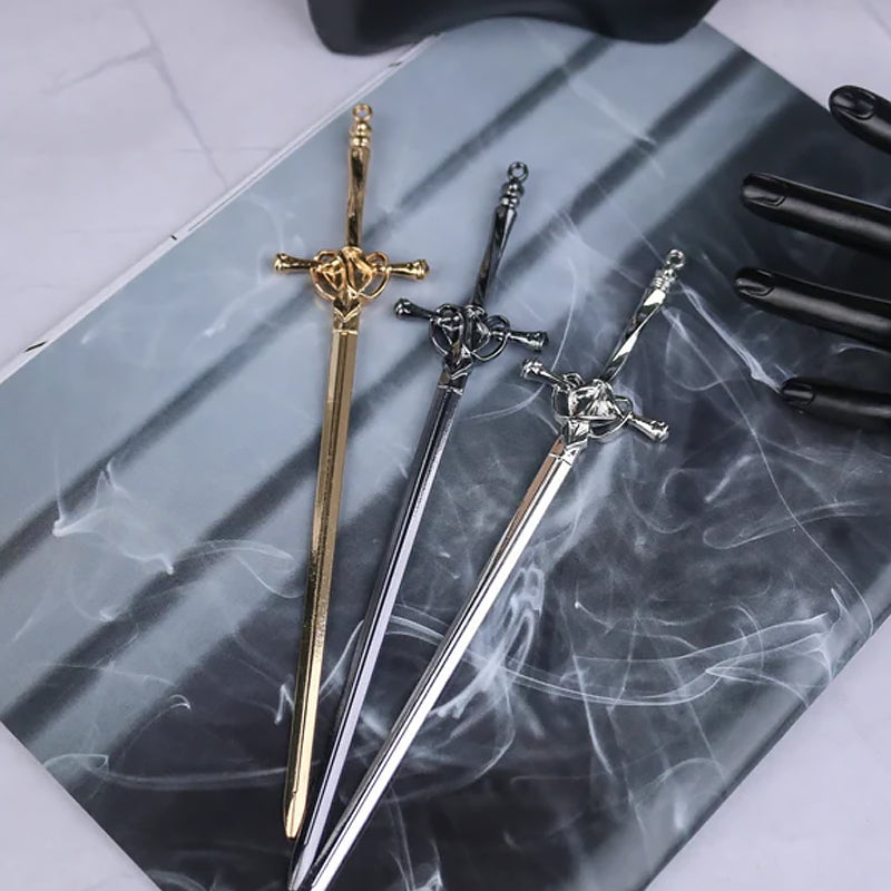 Sword Hair Pin Stick Hair Styling Accessory