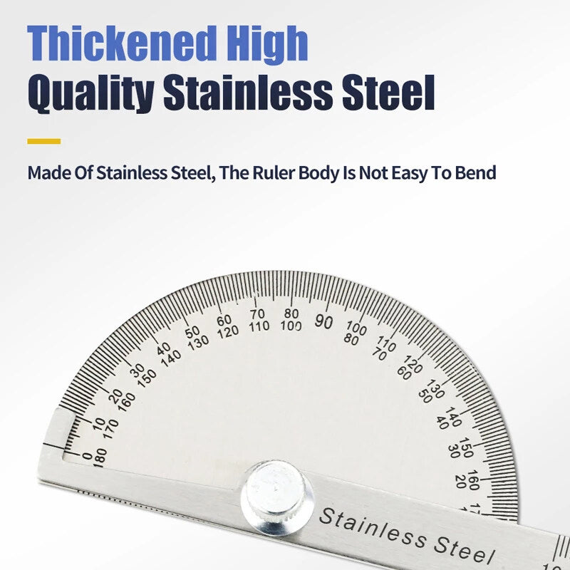 Stainless Steel Protractor Angle Finder