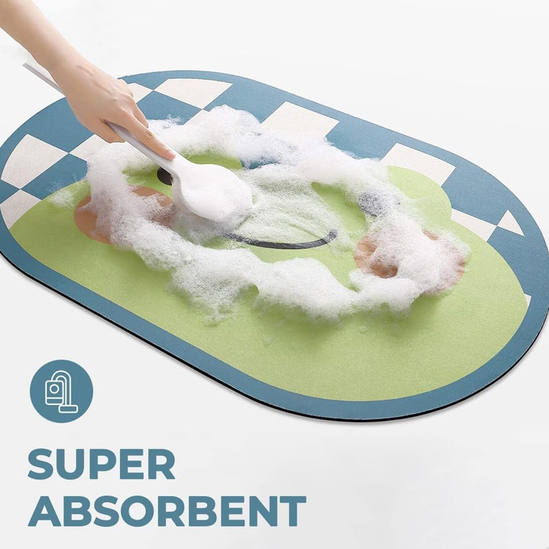 Cute Cartoon Bathroom Super Absorbent Quick Dry Mat